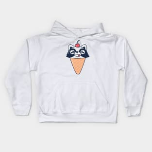 RACCONE (Raccoon + Cone) Kids Hoodie